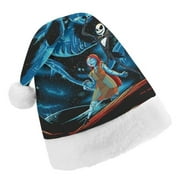 The Nightmare Before Christmas Christmas Hat for Adult And Kids Xmas Decor Ornaments Christmas New Year Festive Holiday Party Supplies Plush Santa Claus Hats